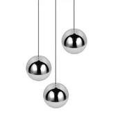 RIPPVALGUSTI REALITY SENTA LED 3 20CM MATT MUST/KROOM