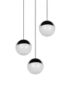 RIPPVALGUSTI REALITY SENTA LED 3 20CM MATT MUST/KROOM