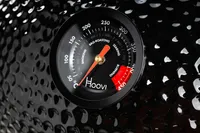 GRILL HOOVI KAMADO LARGE MUST KÜPSETUSSÜSTEEMIGA 22"