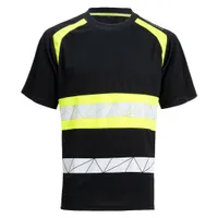 T-SÄRK WORTEX MUST/KOLLANE HELKURRIBADEGA XXL