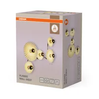 SEINALAMP OSRAM DECOR PLISSE WALL 5XE27 TUME BEEŽ