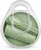 KORDUVKASUTATAV PIKNIKUKOMPLEKT 4-LE SMILE PLASTIK
