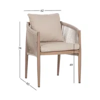TOOL MEDINA 62X60XH74CM, BEEŽ