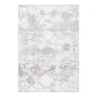 VAIP SALAMANCA-3, 200X285CM, HÕBE/VALGE