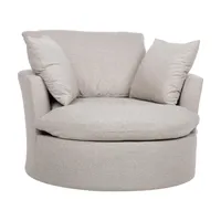TUGITOOL FLUFFY PÖÖRLEV 110X105XH65/86CM, HELEHALL