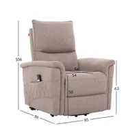 TUGITOOL GIANNI ELEKTRILINE LIFT RECLINER, BEEŽ