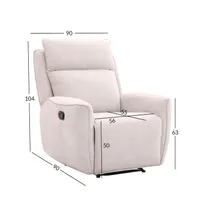 TUGITOOL MAREN MANUAALNE RECLINER, BEEŽ