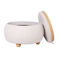 TUMBA/LAUD HIRO D67XH38CM, VALGE, PANIPAIGAGA