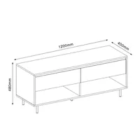 TV LAUD HERTA 120X40XH48CM