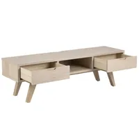 TV-LAUD A-LINE 150X40XH45CM, VALGE TAMM