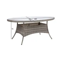 LAUD TRENTO 180X100XH72CM, HELEHALL