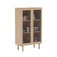 VITRIINKAPP HANSEN 90X40XH150CM, MELAMIIN