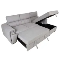 NURGADIIVANVOODI ODELIA PN 252X165XH82/100CM, HALL