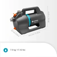 KASTMISPUMP GARDENA 5400 SILENT 650W 5400L/H 8/43M
