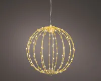 JÕULUKAUNISTUS KUUL LED TULEDEGA Ø28CM