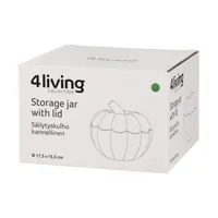 SÄILITUSPURK KÕRVITS KAANEGA 4LIVING 1L ROHELINE