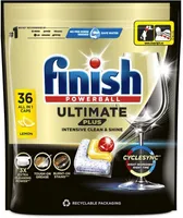 NÕUDEPESUMASINA KAPSLID FINISH ULTIMATE PLUS LEMON 36TK PAKIS