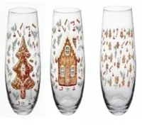 JOOGIKLAASIDE KOMPLEKT ALTOM DESIGN GINGERBREAD HOUSE 580ML 3TK