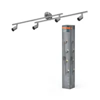 KOHTVALGUSTI OSRAM LED CYLINDER 4XGU10 HARJATUD NIKKEL