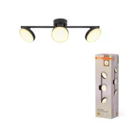 KOHTVALGUSTI OSRAM LED MOON 3X16W MUST