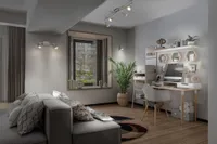 KOHTVALGUSTI OSRAM LED CYLINDER DUO 6XGU10 HARJATUD NIKKEL