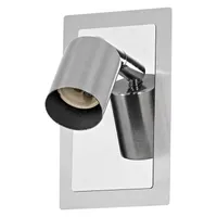 KOHTVALGUSTI OSRAM LED CYLINDER DUO 1XGU10 HARJATUD NIKKEL
