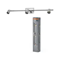 KOHTVALGUSTI OSRAM LED CYLINDER DUO 3XGU10 HARJATUD NIKKEL