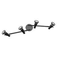 KOHTVALGUSTI OSRAM LED GU10 4X3,4W HÄMARDATAV MUST