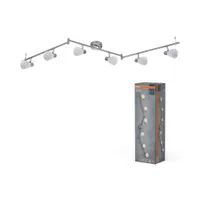 KOHTVALGUSTI OSRAM LED VASE 6XG9 HARJATUD NIKKEL