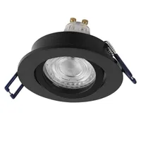 KOHTVALGUSTI LED SÜVISTATAV CLICK GU10 4,5W MUST