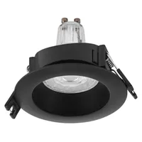 KOHTVALGUSTI LED SÜVISTATAV PRESS GU10 2,6 W MUST