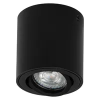 KOHTVALGUSTI LED SÜVISTATAV ROUND GU10 MUST