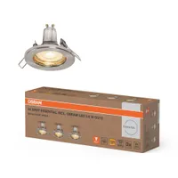KOHTVALGUSTI LED SÜVISTATAV ESSENTIAL3X2,6W NIKKEL