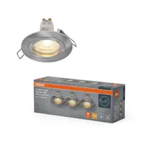 KOHTVALGUSTI LED SÜVISTATAV CLICK GU10 4,5W SATIINNIKKEL