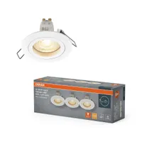 KOHTVALGUSTI LED SÜVISTATAV CLICK GU10 4,5W VALGE