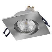KOHTVALGUSTI LED SÜVISTATAV CLICK RUUT GU10 4,5W NIKKEL