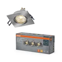 KOHTVALGUSTI LED SÜVISTATAV CLICK RUUT GU10 4,5W NIKKEL