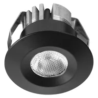 KOHTVALGUSTI LED SÜVISTATAV MINI 6W MUST