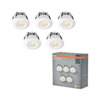 KOHTVALGUSTI LED SÜVISTATAV MINI 6W VALGE