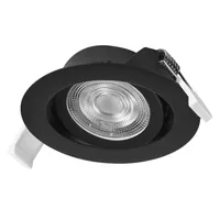 KOHTVALGUSTI LED SÜVISTATAV SIMPLE 4,9W HÄMARDATAV MUST