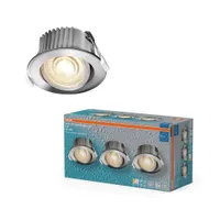 KOHTVALGUSTI LED SÜVISTATAV CCT 4,9W KROOM