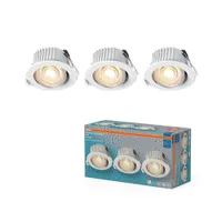 KOHTVALGUSTI LED SÜVISTATAV CCT 4,9W VALGE