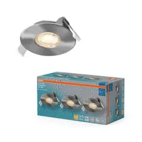 KOHTVALGUSTI LED SÜVISTATAV 4,9W HÄMARDATAV SATIINNIKKEL