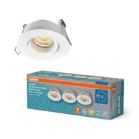 KOHTVALGUSTI LED SÜVISTATAV PRESS GU10 4,5W VALGE