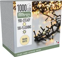 JÕULUVALGUSTUS SISE 1000LED IP44 SOE VALGUS 20M