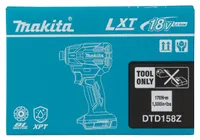AKULÖÖKKRUVIKEERAJA MAKITA DTD158Z 18V ILMA AKU JA LAADIJATA