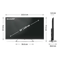 TELEVIISOR SHARP 55JP7265E 55" 139CM 4K UHD
