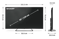 TELEVIISOR SHARP 50HP6265E 50" 4K UHD GOOGLE TV
