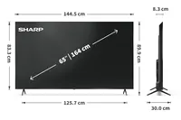 TELEVIISOR SHARP 65HP5265E 65" 4K UHD GOOGLE TV