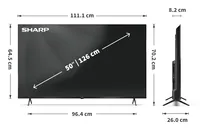 TELEVIISOR SHARP 50HP5265E 50" 4K UHD GOOGLE TV
